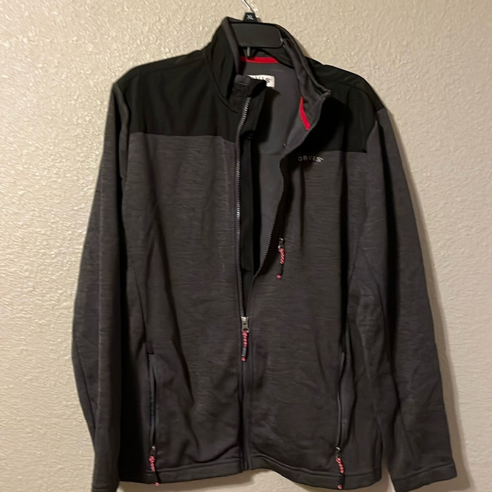 Orvis men’s zip up front sweatshirt